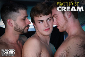 350px x 233px - Frat House Cream | Naked Sword Originals gay dvd | Hunter ...